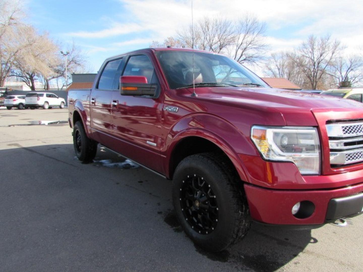 2013 Ruby Red /Red leather Ford F-150 Limited (1FTFW1ET1DF) with an 3.5 Ecocoost Twin Turbo V6 engine, 6 speed automatic transmission, located at 4562 State Avenue, Billings, MT, 59101, (406) 896-9833, 45.769516, -108.526772 - Photo#5